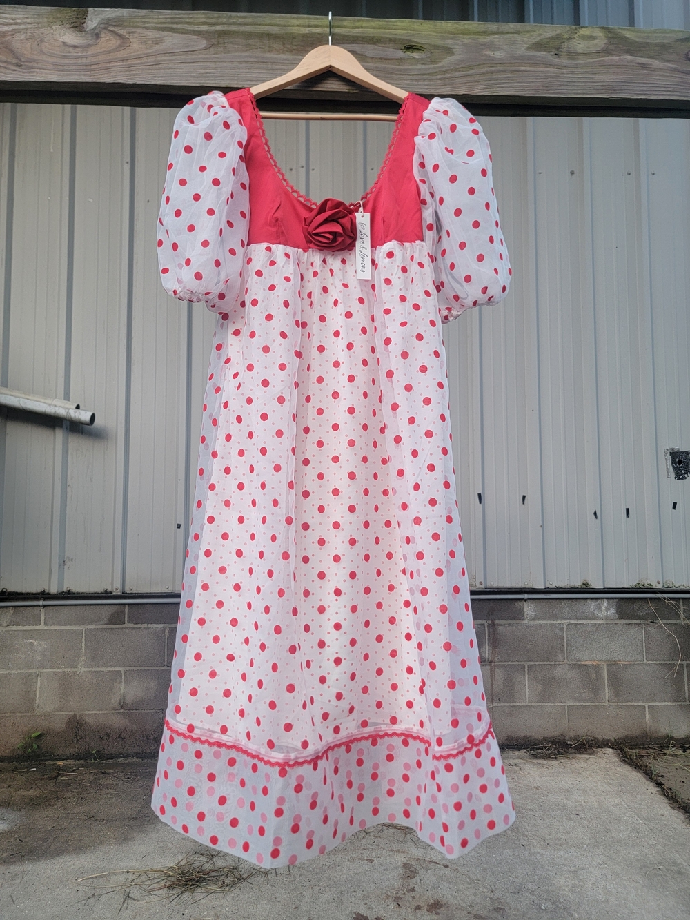 NWT For Love & Lemons Rhoda Midi Dress Small